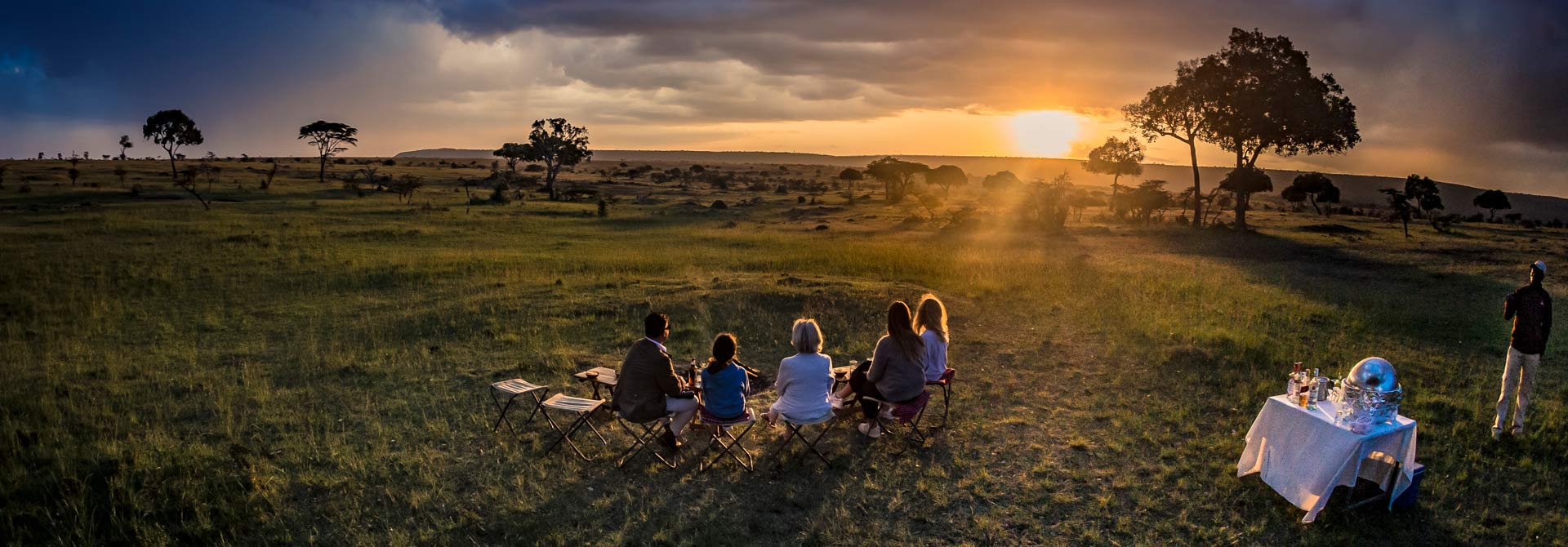 Family In The Wild Safari